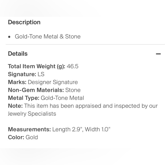 Lele Sadoughi Stone Iris Petal Drop Clip on Earrings - Picture 4 of 4